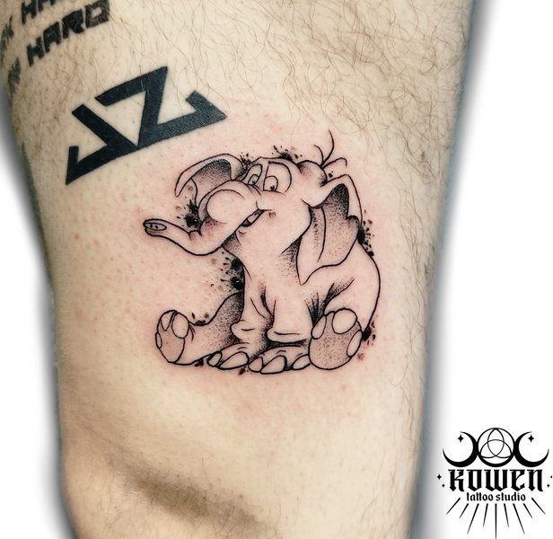 Tantor - Tatuaż pełen Symboliki i Magii z Kreskówki Tarzan